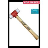 HBG Markt Mey Ithalat® Topshop 09465 Ağaç Saplı Plastik Tokmak 50 mm - Standart - 01 - Siyah - Beyaz - Mavi