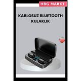 HBG Markt Mey Ithalat® Tws A10S Bluetooth 5.0 Kulaklık Powerbank Şarj Kutulu Mini Tasarım - Standart