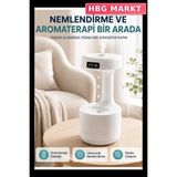 HBG Markt Mey Ithalat® Yağmur Damlası Hava Nemlendirici Ultrasonik Buhar Makinesi 800 ml Aroma Difüzör - Ahşap - Bej - Siyah - Standart