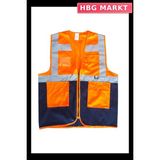 HBG Markt Mey Ithalat® Yönetici Ikaz Yeleği Turuncu/lacivert Xxl Beden - Standart - 1 Adet