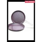 HBG Markt Mutfak 32 cm Teflon Ikiz Balık Tavası - Standart - Ahşap - Siyah