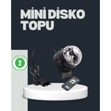 HBG Markt Rgb LED Disko Küresi 3 Renk 7 Işık Modu