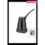 HBG Markt SCM-2960 400ML Paslanmaz Çelik 360 Derece Dönebilen Elektrikli Cezve - Standart - Ahşap - Siyah