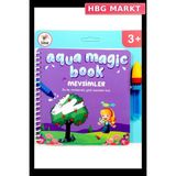 HBG Markt Sihirli Boyama Kitabı Mevsimler Temalı Eğitici Oyuncak - Standart