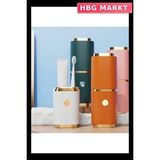 HBG Markt Taşınabilir Seyahat Diş Fırçası ve Macunu Saklama Kabı - 02-Sarı - Standart