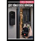 HBG Markt Wi-Fi Akıllı Kapı Zili Telefon Bildirimli, Kolay Kurulum - Standart