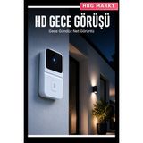 HBG Markt Wi-Fi Görüntülü Kapı Zili Akıllı Telefon Desteği - Standart