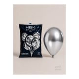 HBK Balon 12 İnç Krom Balon Hbk Gümüş (Silver) 50'li