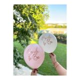 HBK Balon Bride To Be Yazılı Pembe Beyaz Balon 10lu