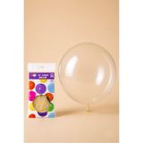 HBK Balon HBK Lateks Şeffaf Balon 18 İnç 45 cm 10 Adet, Büyük Boy Transparan Doğum Günü Nişan Düğün Parti Balonu