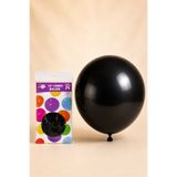 HBK Balon HBK Lateks Siyah Balon 18 İnç 45 cm 10 Adet, Büyük Boy Doğum Günü Düğün Nişan Mezuniyet Parti Balonu
