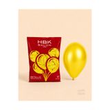 HBK Balon HBK Metalik Sarı Balon 11 İnç 100 Adet, Parlak Sarı Doğum Günü Düğün Nişan Parti Süsleme Balonu