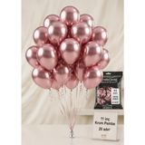 HBK Krom Pembe Balon 11 İnç 20 Adet