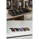 HBMB Store 5 Bölmeli Kemer Çorap Takı Makyaj Kutusu Dolap Içi Kemer Düzenleyici Organizeri Siyah ve Beyaz 2 Li