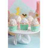 HBMB Store 50'li Soft Mint Yeşili Muffin Cupcake Kalıbı Kek Kapsülü, Muffin Kek Kalıbı, Airfryer Uyumlu