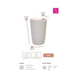 HBMB Store 6 Lt Banyo Mutfak Tezgah Üstü Çöp Kovası - Bej