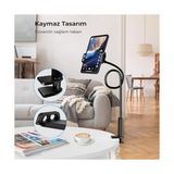 HBMB Store 70 cm Akrobat Esnek Tablet ve Telefon Tutucu Stand Siyah