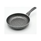 HBMB Store Desert 20 cm Maxi Tava - Iç-Dış Gri Siyah Magma Efektli Yapışmaz Kaplamalı Çizilmelere Karşı Dirençli Omlet ve Krep Tavası