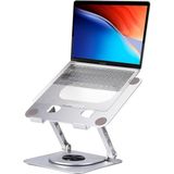 HBMB Store Dizüstü Bilgisayar Standı - Alüminyum Alaşımlı Stand 360 Derece Dönebilen Pc Katlanabilir Ergonomik, Yükseklik ve Açı Ayarlanabilir, Ipad, Dizüstü Bilgisayarlar ve Tabletler ile Uyumlu, 17 Inç