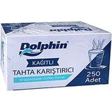HBMB Store Dolphin Kağıtlı Tahta Karıştırıcı 250LI Natürel