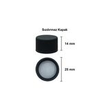HBMB Store Dorika Şeffaf 100 ml Sızdırmaz Kapaklı Boş Cam Şişe 6 Adet