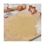 HBMB Store Gingerbread Adam Kurabiye Kalıbı 3’lü Set, Silikon Kaplı Güvenli Kenar, Paslanmaz Çelik Dayanıklı Kesim Aparatı, Kolay Temizlenir, Kurabiye Şekillendirme Için Ev Tipi Pasta Hamur Kalıbı