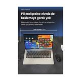 HBMB Store Kablolu Ofis Mouse 1000 Dpı Optik Sensör 78G Hafif Ergonomik Tasarım Sessiz Tıklama USB Bağlantı Abs Gövde Dayanıklı Bilgisayar Laptop Uyumlu Siyah Fare | NJ01