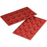 HBMB Store Kaktüs Elz Küre 15'li Silikon Kek Pasta Buz Kalıbı Kahverengi ECMELNM445 Frntr 1127478, Kahverengi