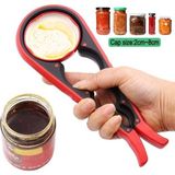 HBMB Store Kavanoz Kapağı Açacağı + 5 Adet Kavanoz Kapağı Hediyeli – Ergonomik Kaymaz Tasarım, Konserve ve Kavanoz Açma Aparatı, Mutfak Için Pratik Yardımcı Set