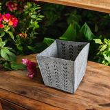 HBMB Store Keçe Saklama Kutusu – Gri Renk, 16X16X16 cm Dekoratif Organizer Sepet, 3 mm Kalınlıkta, Çok Amaçlı Tekli Kutu