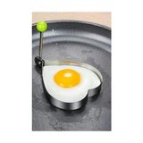HBMB Store Metalik Kalp Şeklinde Omlet Yumurta ve Krep Kalıbı