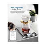 HBMB Store Renpho Akıllı Gıda Mutfak Terazisi, Beslenme Hesaplayıcılı Gıda Ağırlık Ölçeği, Dijital Gıda Ölçeği Gram ve Kilo Kaybı, Kalori, Makro ve Pişirme Için Ons, Paslanmaz Çelik