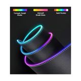 HBMB Store Rgb LED Gaming Mouse Pad 80X30 Xxl - 13 Renk Mod, Gaming Mousepad Işıklı, Oyuncu Büyük Keyboard Mouse Pad Kaymaz USB Plug&play
