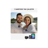 HBMB Store Robeve Ikili Kablosuz Yaka Mikrofonu Type C Android iPhone Uyumlu Canlı Yayın Ses Video Mikrofonu - Ahşap