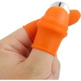 HBMB Store Silikon Baş Parmak Bıçağı Seti – Bahçe Ayırıcı, Parmak Hasat Aleti, Meyve ve Sebze Soyma, Zencefil, Sarımsak, Domates, Fasulye, Salatalık Için Koruyucu Parmak Kılıfı | S128 - 0,5 x 7 cm