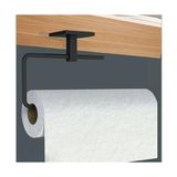 HBMB Store Yapışkanlı Kağıt Havlu Askısı, Metal, Modern Tasarım,solo Peçetelik Havluluk, Duvar Veya Dolap Altı Montaj,delmeden Vidalamadan Kolay ve Pratik Montaj