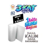 HBNC 40 Gram 25 cm X 4 Metre Yüksek Kalite Kalın Balonlu Naylon Patpat