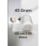Hbnc ( 45 Gram ) 100 cm x 50 Metre Balonlu Ambalaj Naylonu Pat Pat Baloncuklu Havalı Pıt Pıt (Koli Bandı Hediye)
