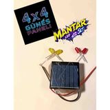 Hbnc 4x4 Güneş Paneli ve Mantar LED Set – Enerjiyi Işığa Dönüştürün