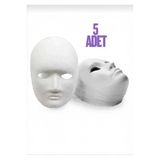HBNC Karton Maske 5 Adet, Boyanabilir Etkinlik Ve Hobi Maskesi Eğitici Maske Boyama