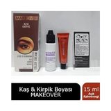 Hbnc Makeover Brown Kaş Kirpik Boyası Açık Kahve