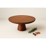 Hbs Art Design 24 cm Pasta Stand Ayaklı Sunum Tahtası Kayın Masif