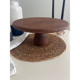 Hbs Art Design Ayaklı Ahşap Pasta Sunum Tahtası 29 cm Kayın Ağacı