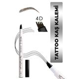 hbtasarim 4d Tattoo Microblading Kalıcı Kaş Kalemi - Renk : 01 Kahve