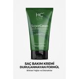 HC Care Super Green Durulanmayan Saç Bakım Kremi - Elektriklenme Karşıtı, Nemlendirici ve Pürüzsüzleştirici