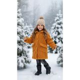HC Kids Wear Kız Çocuk Pelüş Kaban Mont