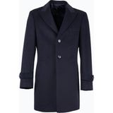 HC MEN CLASSIC Erkek Lacivert Yün Modern Fit Kaban - 48