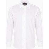 HC MEN CLASSIC Erkek Pamuk Gömlek Modern Fit Beyaz Italyan Yaka Gabardin - 3XL