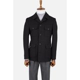 HC MEN CLASSIC Erkek Siyah Safari Ceket - 54