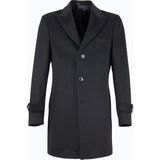 HC MEN CLASSIC Erkek Siyah Yün Modern Fit Kaban - 56